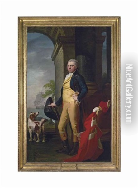 Portrait Of George Hay (1753-1804), 7th Marquess Of Tweeddale Oil Painting - Jean Laurent Mosnier