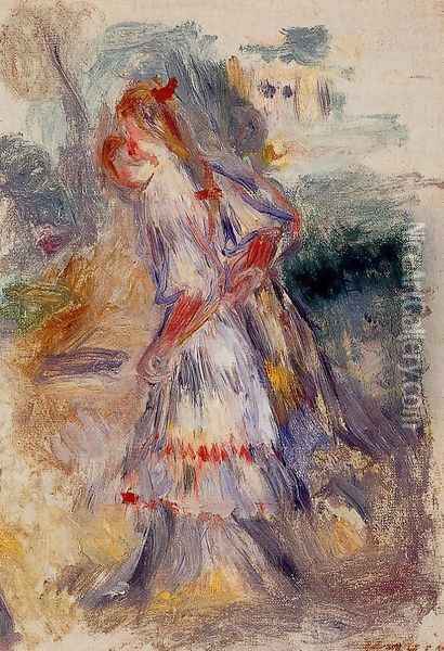 Girls Oil Painting - Pierre Auguste Renoir