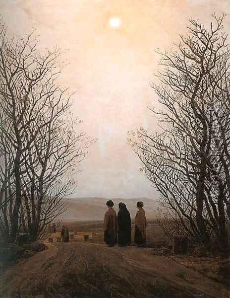 Easter Morning Oil Painting - Caspar David Friedrich