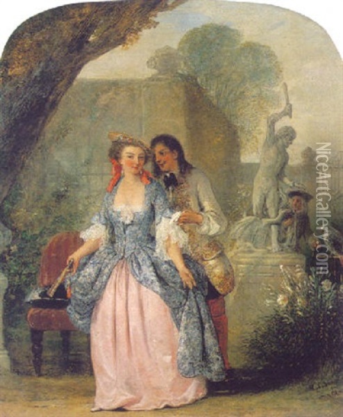 Proposal Not Present Oil Painting - Henry Andrews