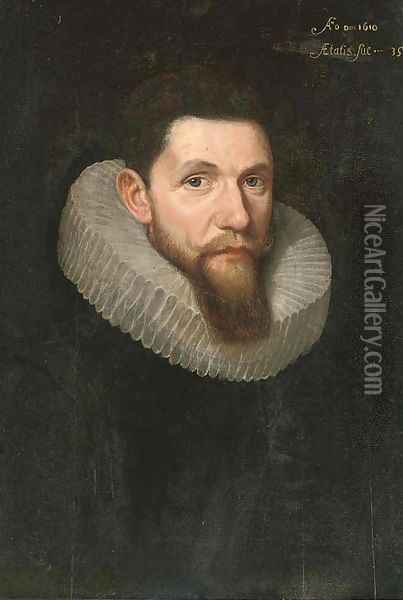 Portrait of a gentleman Oil Painting - Otto van Veen
