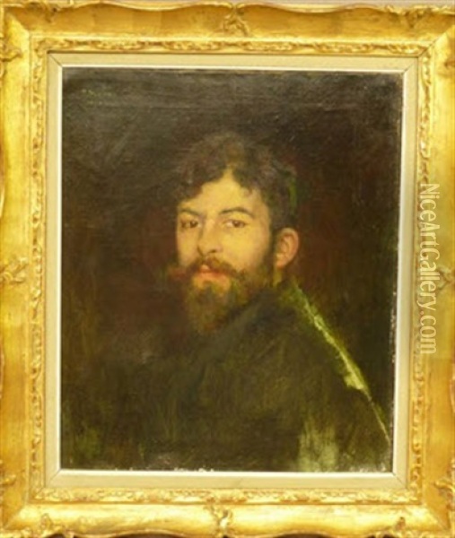 Portrait D'homme Oil Painting - Tancrede Synave