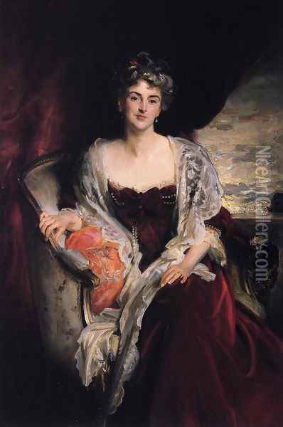 Mrs. Augustus Allusen (Osma Mary Dorothy Stanley) Oil Painting - John Singer Sargent