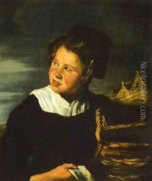 Fishermen girls Oil Painting - Frans Hals