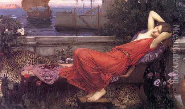 Ariadne 1898 Oil Painting - John William Waterhouse