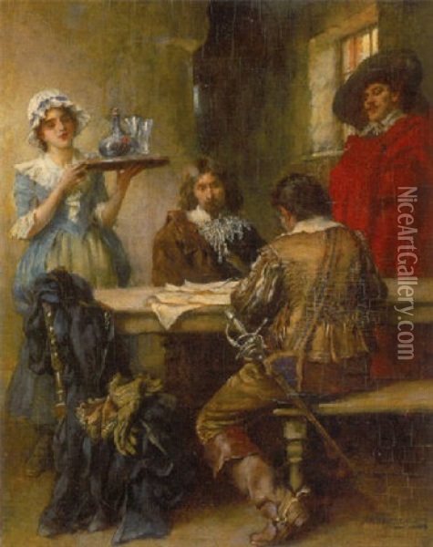 Historische Szene Oil Painting - William A. Breakspeare