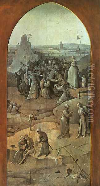 Christ Carrying the Cross (outer-right wing of the triptych 