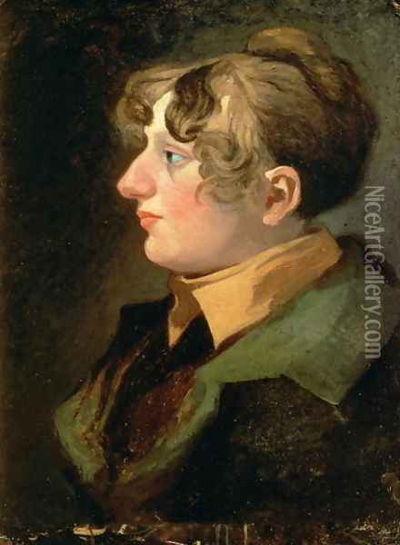 Portrait of Mrs John Sell Cotman Oil Painting - John Sell Cotman