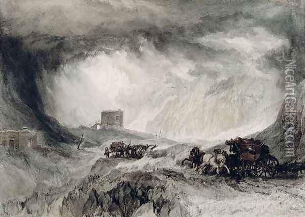 The Passage of Mount Cenis Oil Painting - Joseph Mallord William Turner
