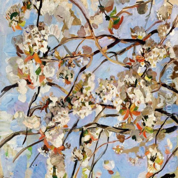 Flowering Branches Oil Painting - Fritz Syberg