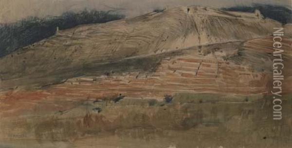 Walliser Landschaft Oil Painting - Ernest Bieler