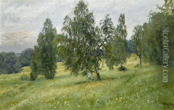 Summer Oil Painting - Isaak Levitan