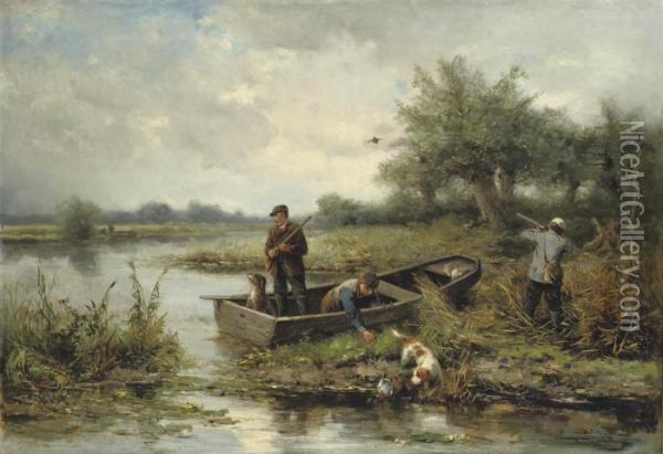 The Hunt Oil Painting - Jan Mari Henri Ten Kate