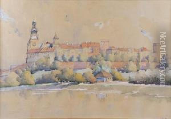 Krakow- Wawel Oil Painting - Stanislav Tondos