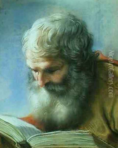 Head of an Apostle 2 Oil Painting - Benedetto Luti