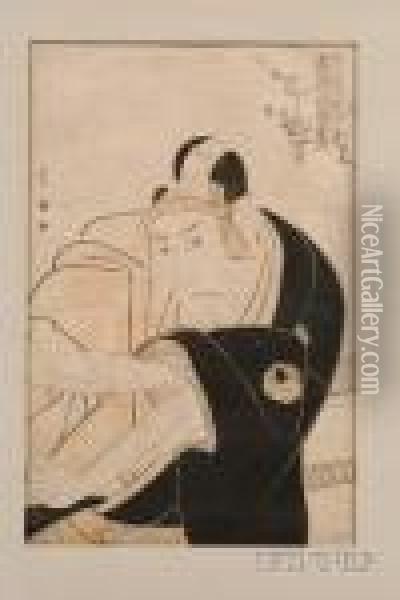 Kabuki Actor In Role Oil Painting - Kunisada