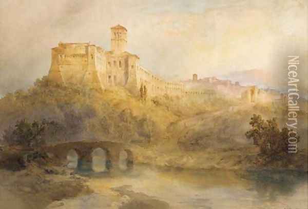 Assisi Oil Painting - Richard Henry Wright