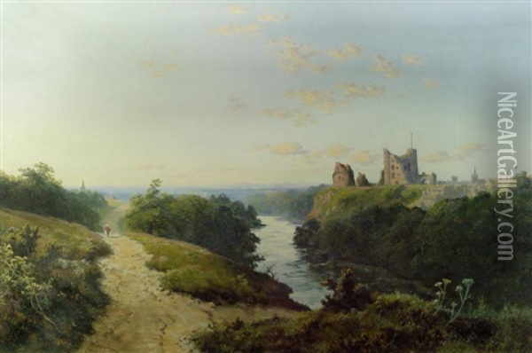 Richmond Castle Oil Painting - Edward H. Niemann