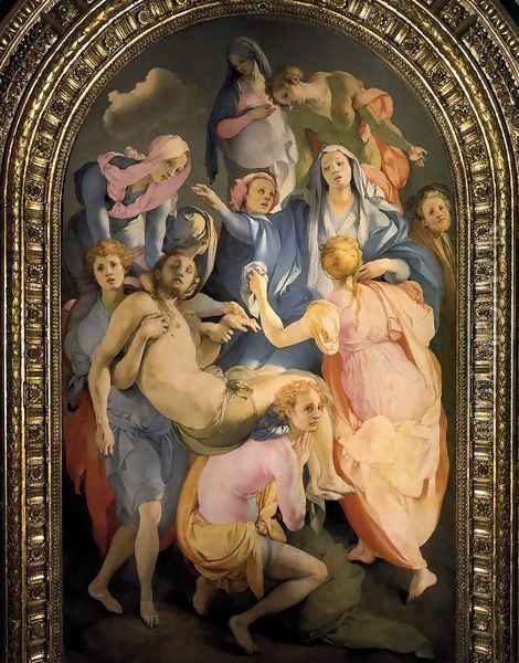 Deposition 2 Oil Painting - (Jacopo Carucci) Pontormo