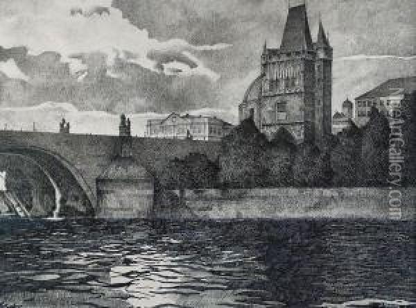 Most Karola W Pradze Oil Painting - Jan Mikule