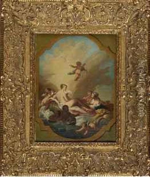 Geburt Dervenus Oil Painting - Jacopo (Giacomo) Amigoni