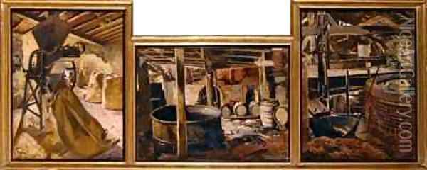 The Old Brewery Oil Painting - Leon Henri Marie Frederic