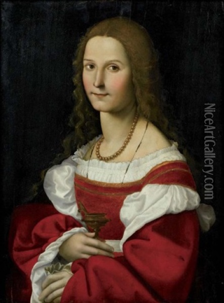 Marie Madeleine Oil Painting - Giovanni Francesco Caroto
