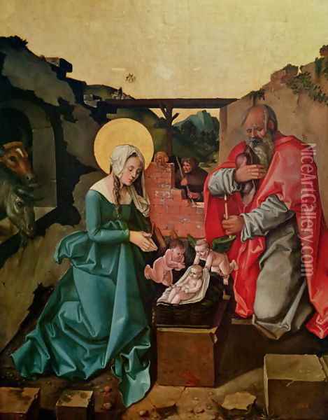 Nativity 1510 Oil Painting - Hans Baldung Grien