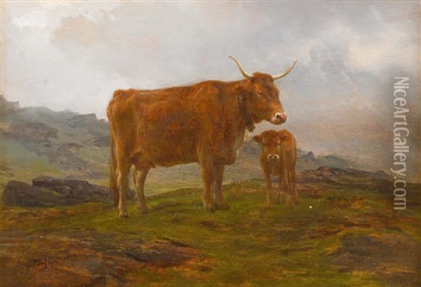 Highland Cattle Oil Painting - Rosa Bonheur