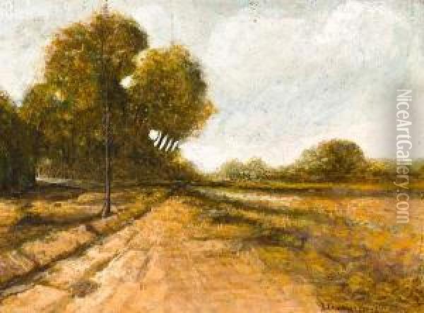 Country Road Oil Painting - John Francis Murphy