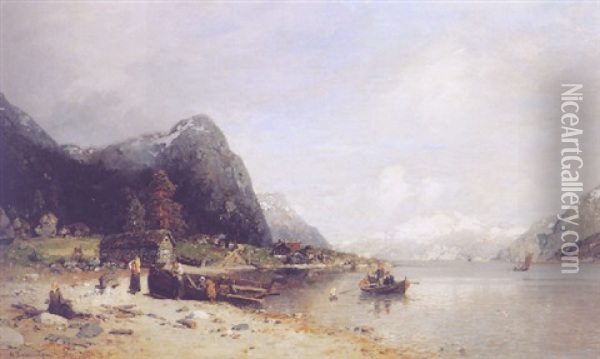 A Sunny Day On The Sognefjord



A Sunny Day On The Sognefjord Oil Painting - Georg Anton Rasmussen