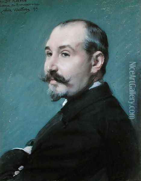 Bernard-Jean Antoine Marfan (1858-1942) 1899 Oil Painting - Emile Charles Wauters