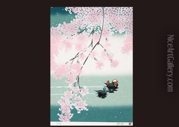 Snow Moon Flower Oil Painting - Masayuki Miyata