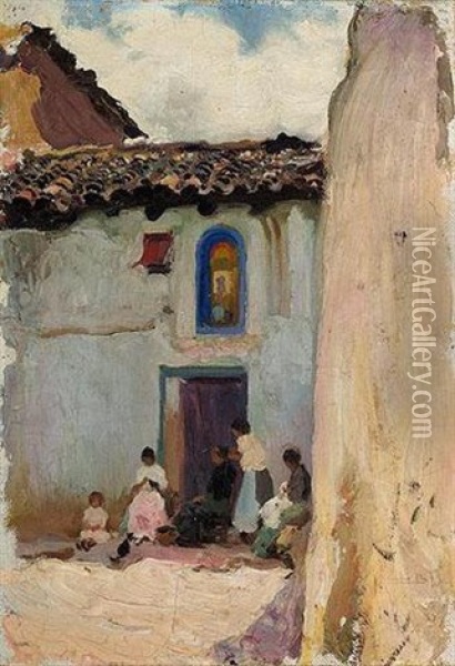 Paisaje Rural Oil Painting - Cecilio Pla