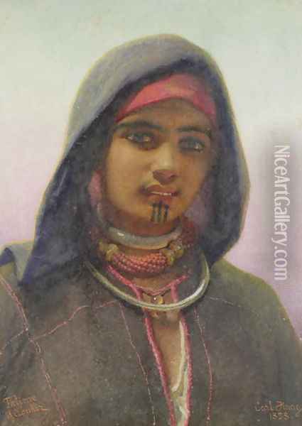 Fatime of Abukir Oil Painting - Carl Haag