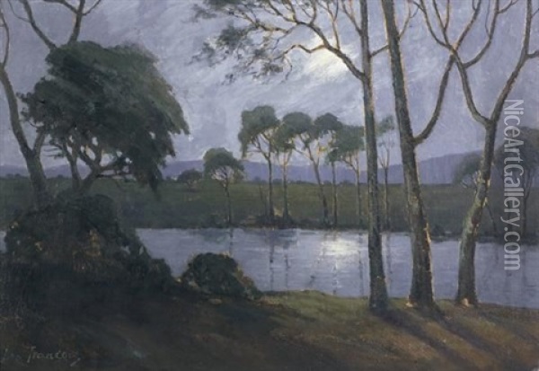 Moonlight Oil Painting - Leo Francois