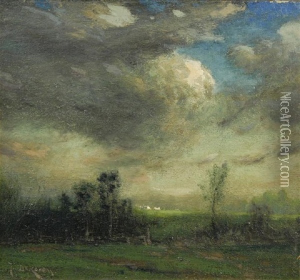 Impressionist Landscape Oil Painting - Franklin DeHaven
