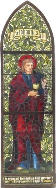 St. John The Evangelist Oil Painting - Sir Edward Coley Burne-Jones