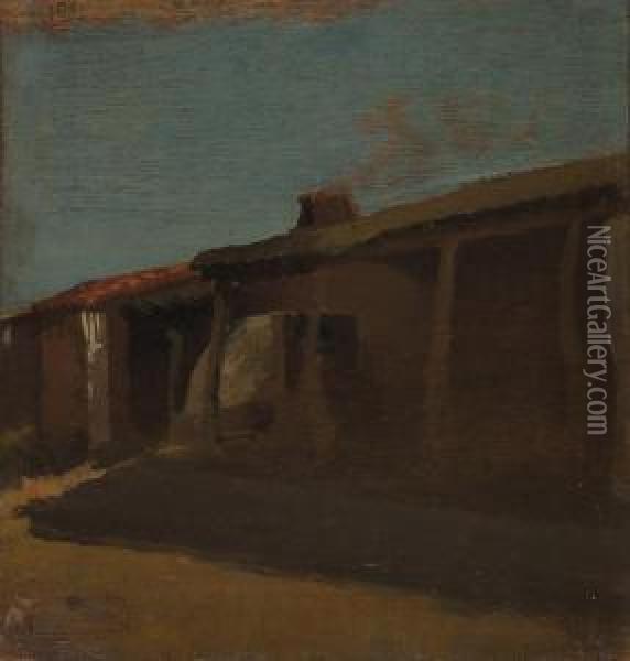 Rustico Oil Painting - Giovanni Battista Quadrone