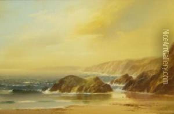 Hulworth Cove Oil Painting - John Shapland