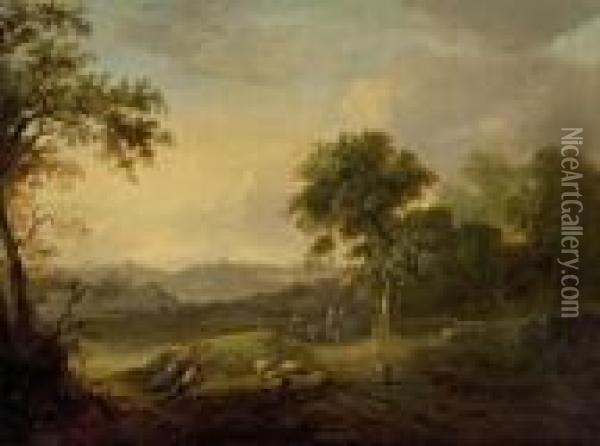 English Landscape Oil Painting - John Glover