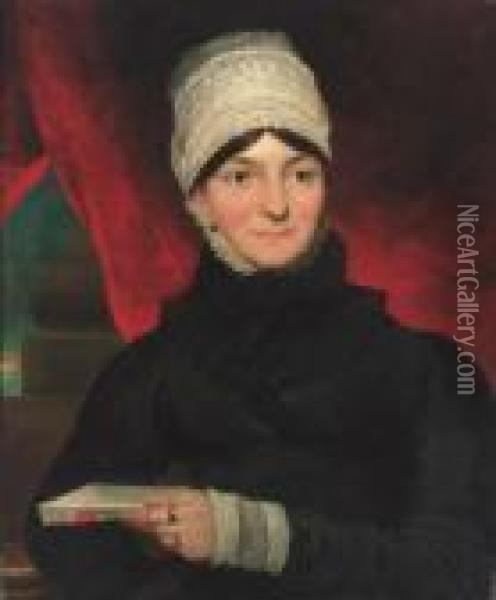 Portrait Of Mrs Evans Oil Painting - John Constable