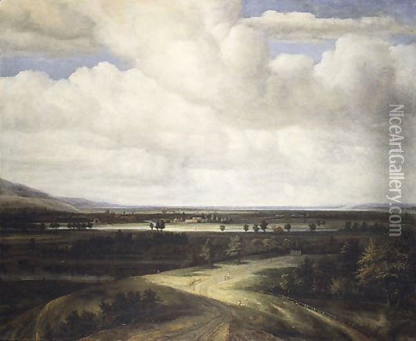 Landscape 1649 Oil Painting - Philips Koninck