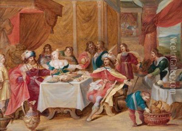 Etto Di Ester Oil Painting - Frans II Francken