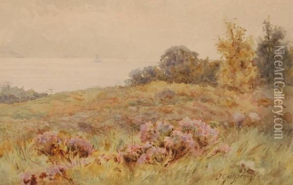Coastal View Oil Painting - Joseph S. Halfpenny