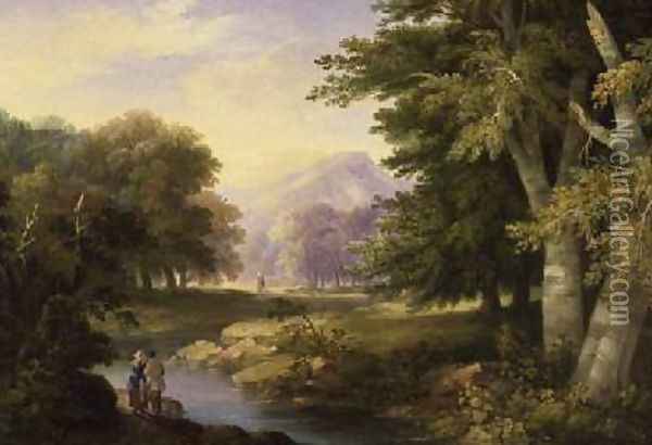 The Lovers Oil Painting - John Henry Mole