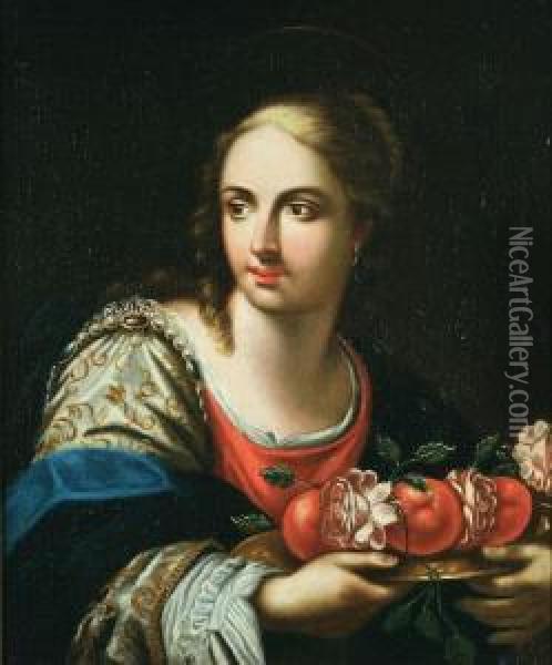 Santa Dorotea Vergine E Martire Oil Painting - Cesare Dandini