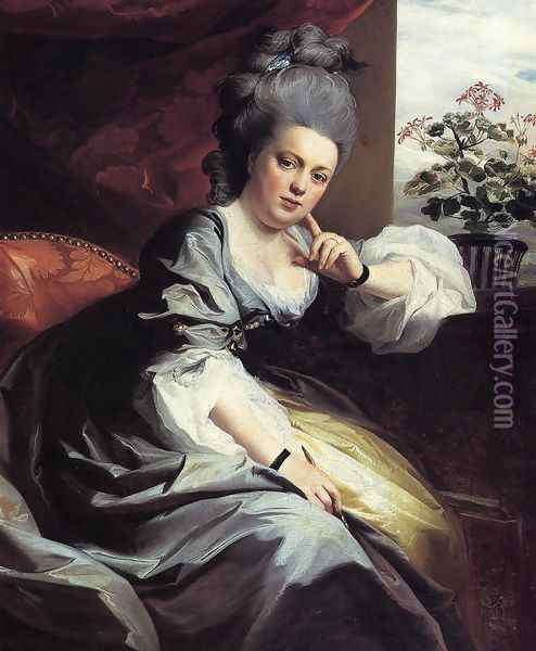 Mrs. Clark Gayton Oil Painting - John Singleton Copley