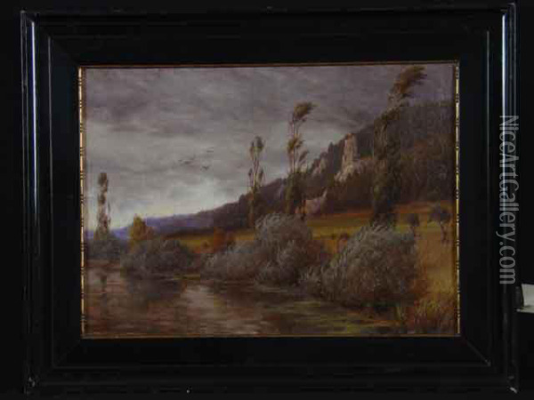 Im Oberen Donautal Oil Painting - Hans Heinen