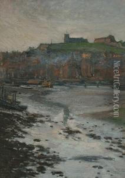 Whitby Oil Painting - Alois Boudry